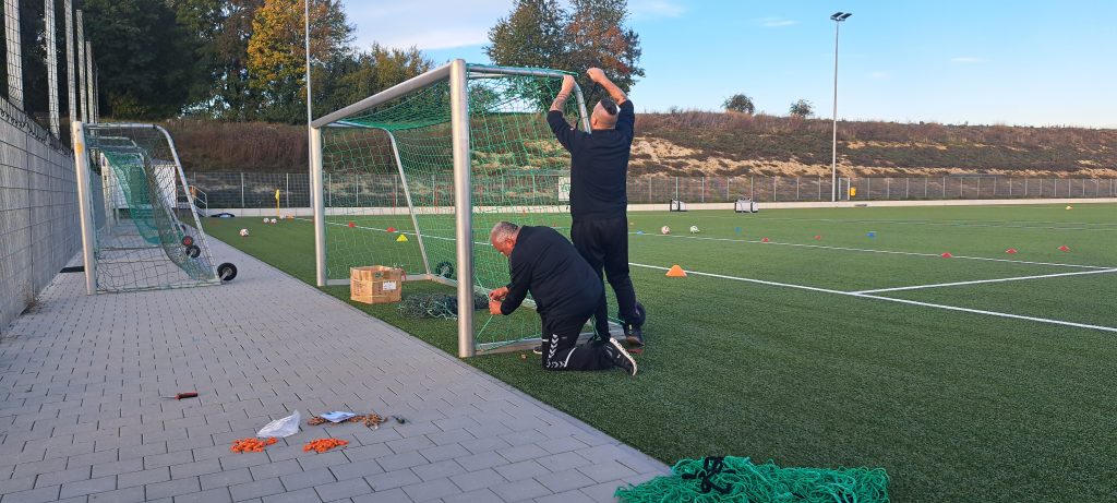 Allwetterplatz Reparatur